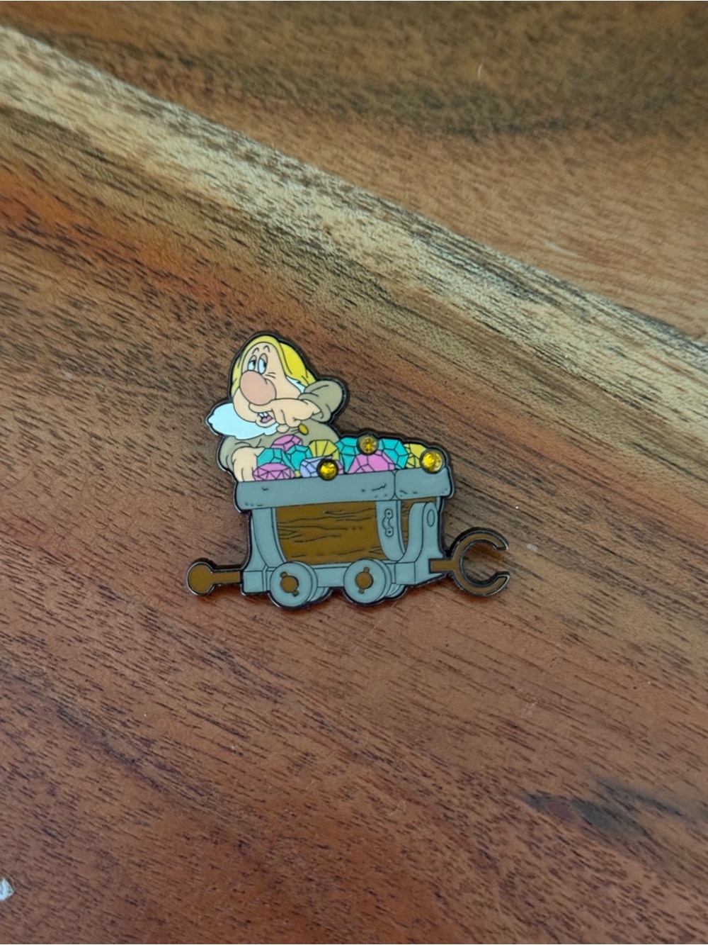 Disney Loungefly Sneezy Gem Cart Pin